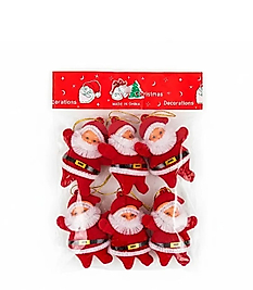 KIZILKAYA 6 LI NOEL BABA YILBAŞI AĞACI SÜSÜ