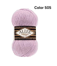 ALİZE SUPERLANA KLASİK COLOR 505-KÜLLÜ LİLA