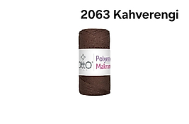 OTTO POLYESTER MAKROME İPİ RENK 2063 KAHVERENGİ