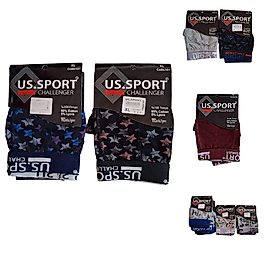 US. SPORT DESENLİ BOXER XL ADET FİYATI