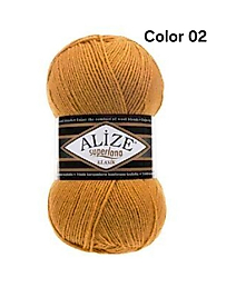 ALİZE SÜPERLANA KLASİK COLOR 02-SAFRAN