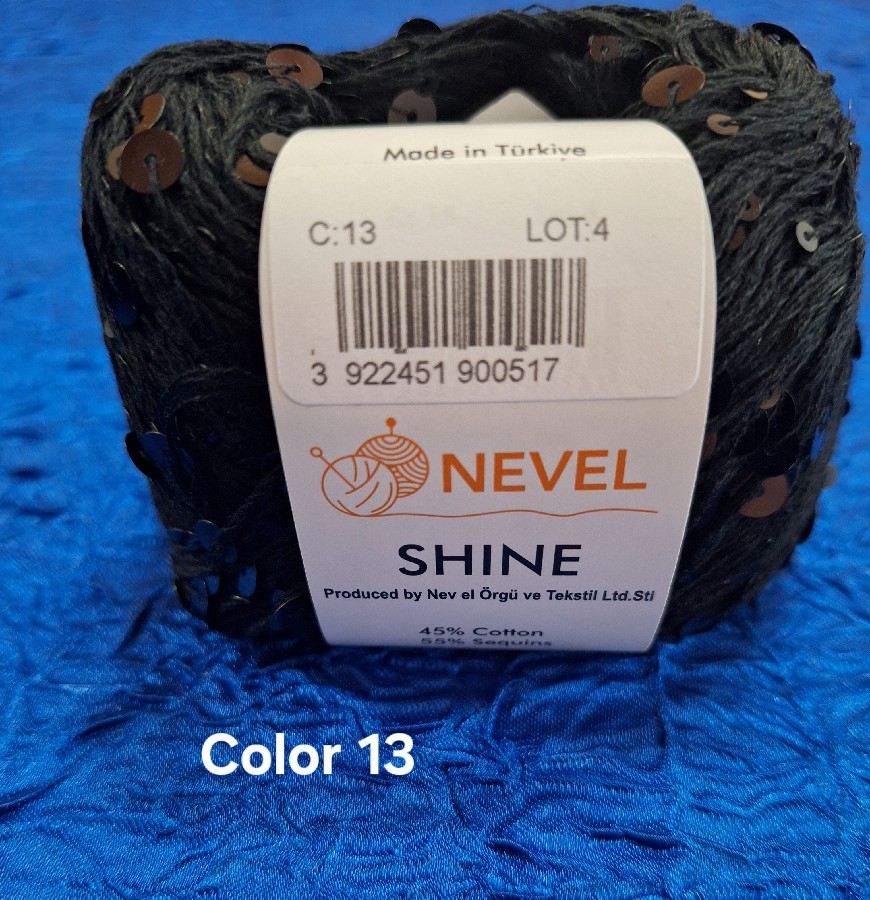 NEVELSHİNE PULLU COLOR 13-SİYAH