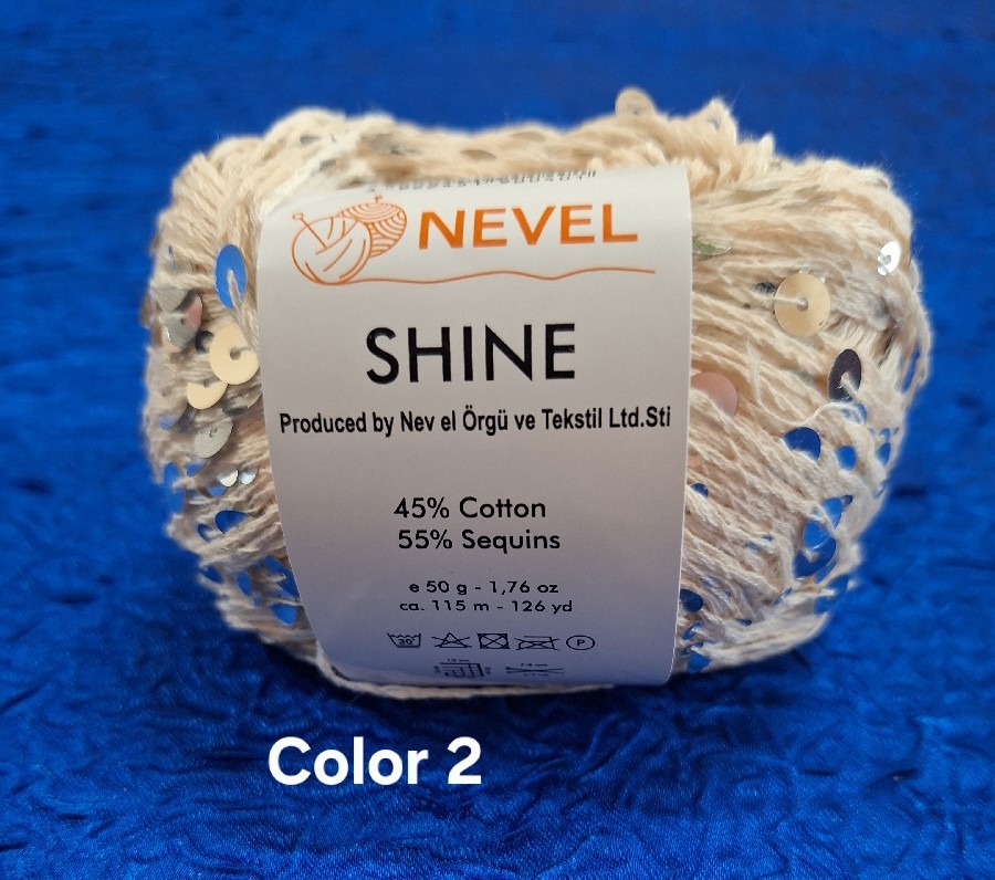 NEVELSHİNE PULLU COLOR 2-KREM