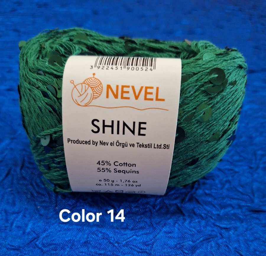NEVELSHİNE PULLU COLOR 14-YEŞİL