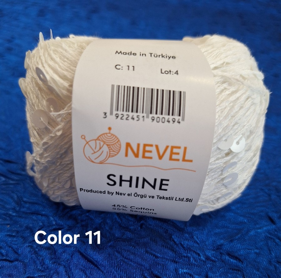 NEVELSHİNE PULLU COLOR 11-BEYAZ