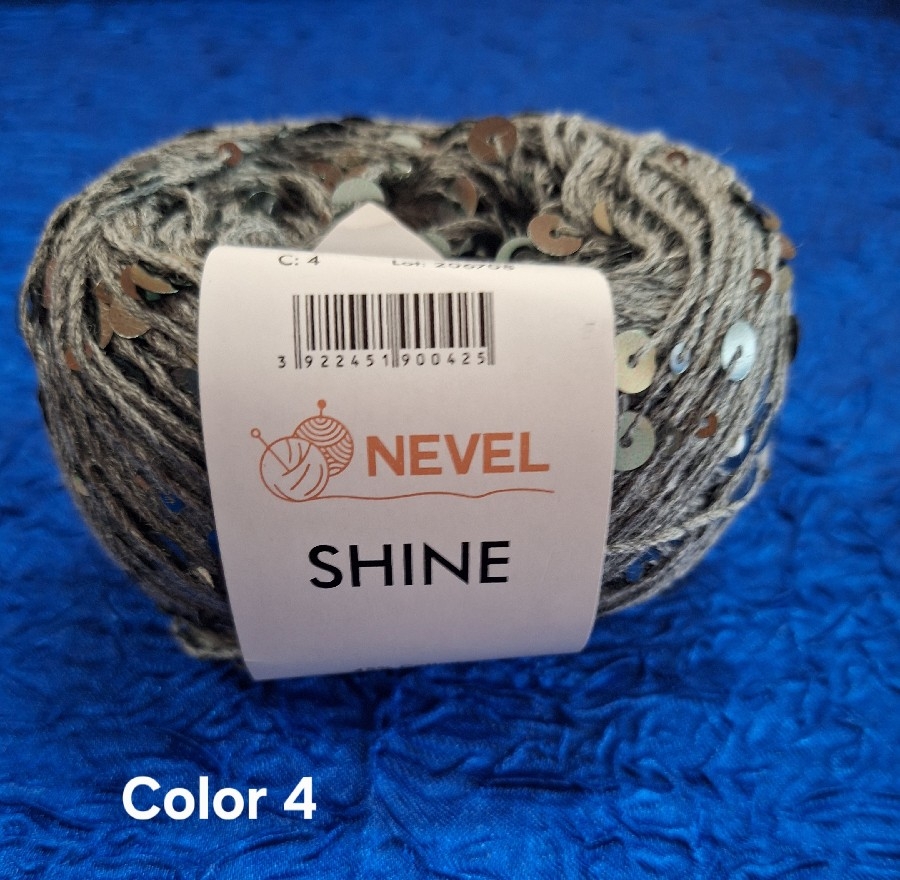 NEVELSHİNE PULLU COLOR 4-GRİ