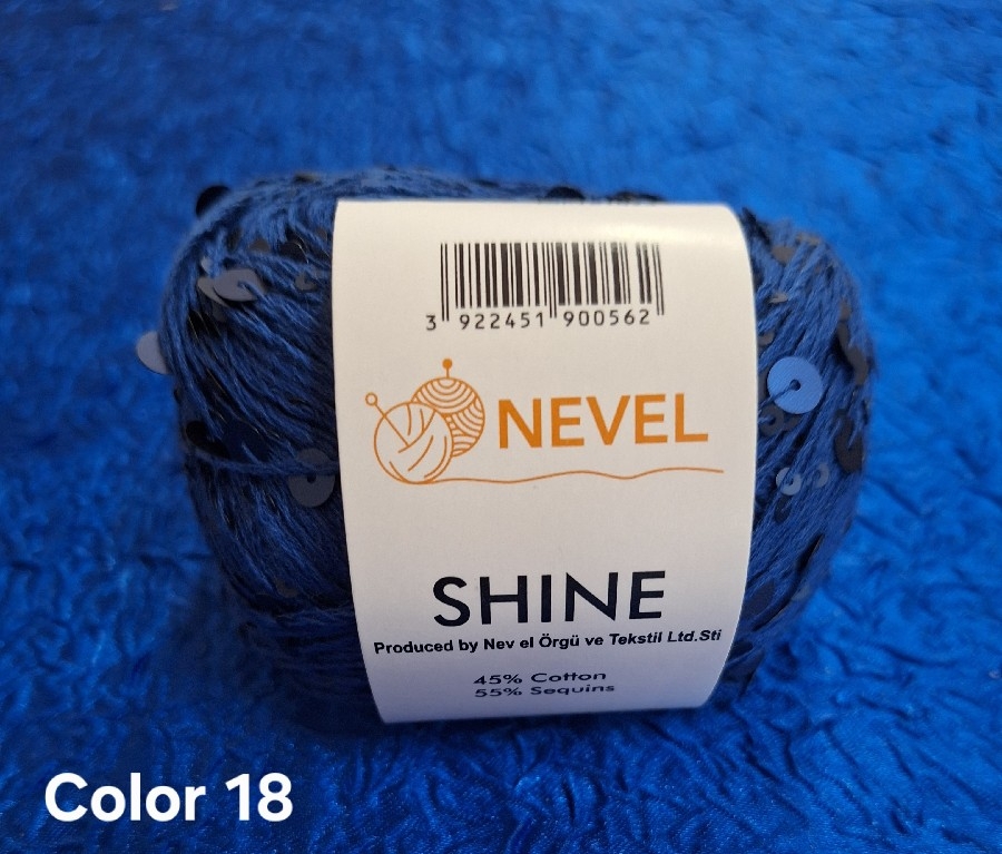NEVELSHİNE PULLU COLOR 18-MAVİ