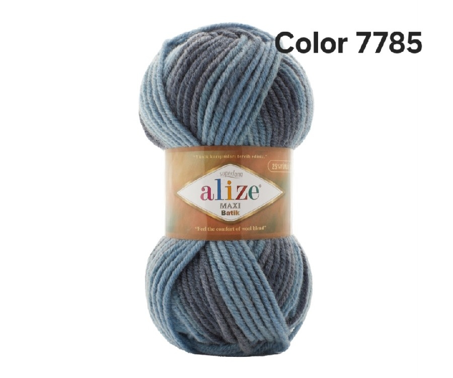 ALİZE MAXİ BATİK COLOR 7785