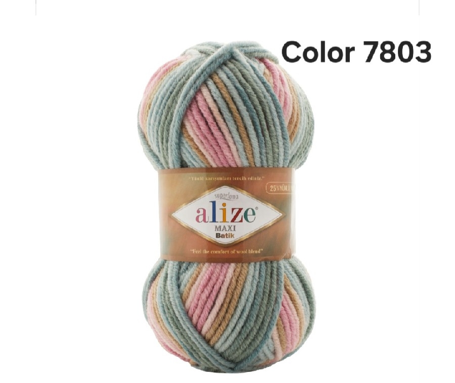 ALİZE MAXİ BATİK COLOR 7803