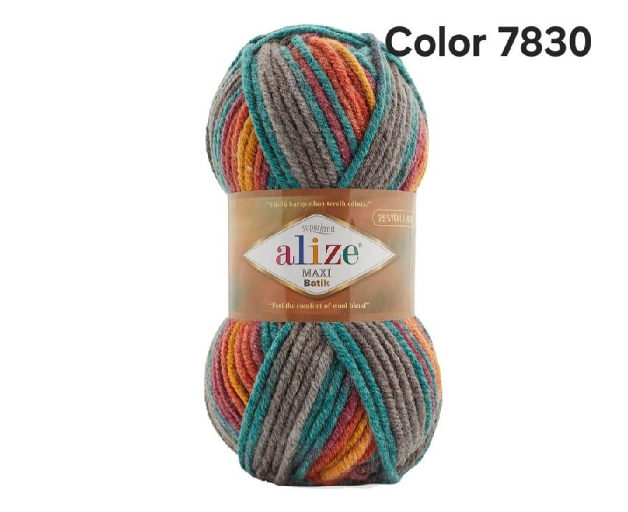 ALİZE MAXİ BATİK COLOR 7830