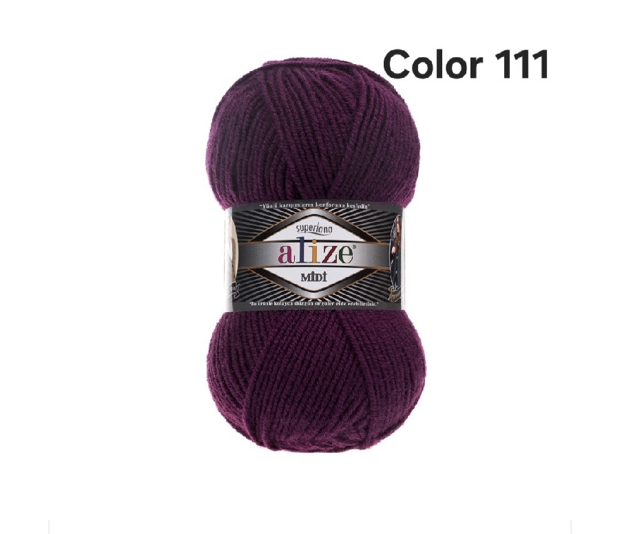 ALİZE SUPERLANA MİDİ COLOR 111-MÜRDÜM