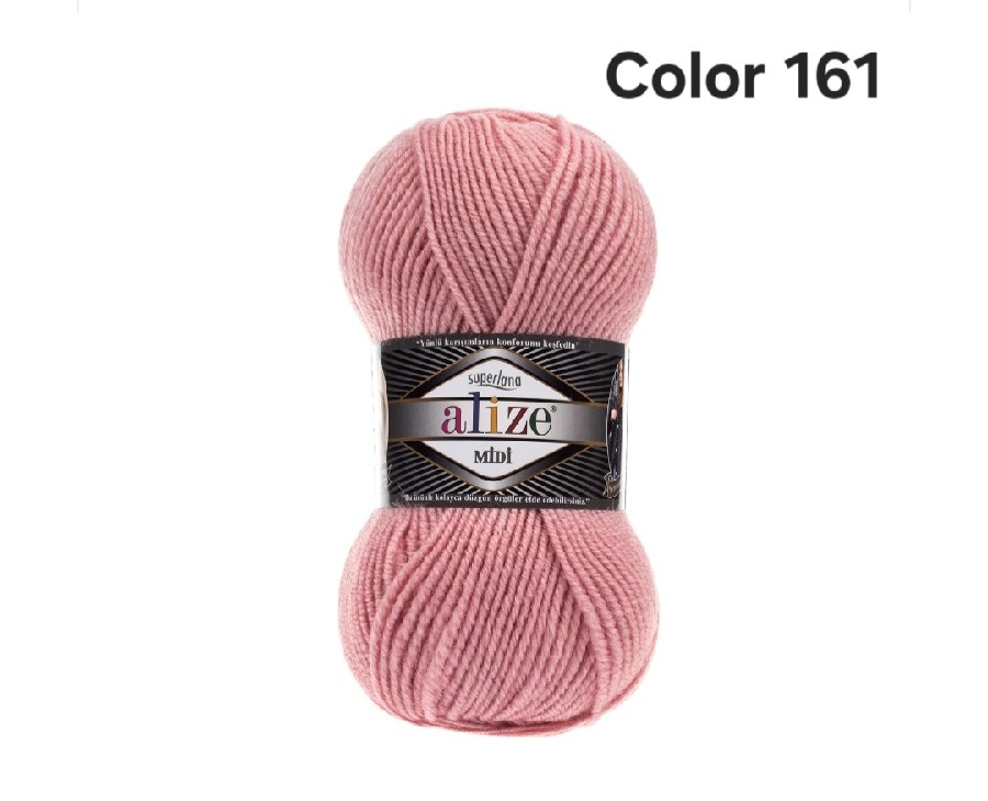 ALİZE SUPERLANA MİDİ COLOR 161-PUDRA