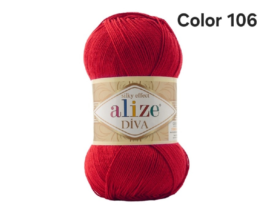 ALİZE DİVA COLOR 106-KIRMIZI