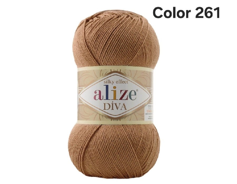 ALİZE DİVA COLOR 261-KIZIL KAHVE
