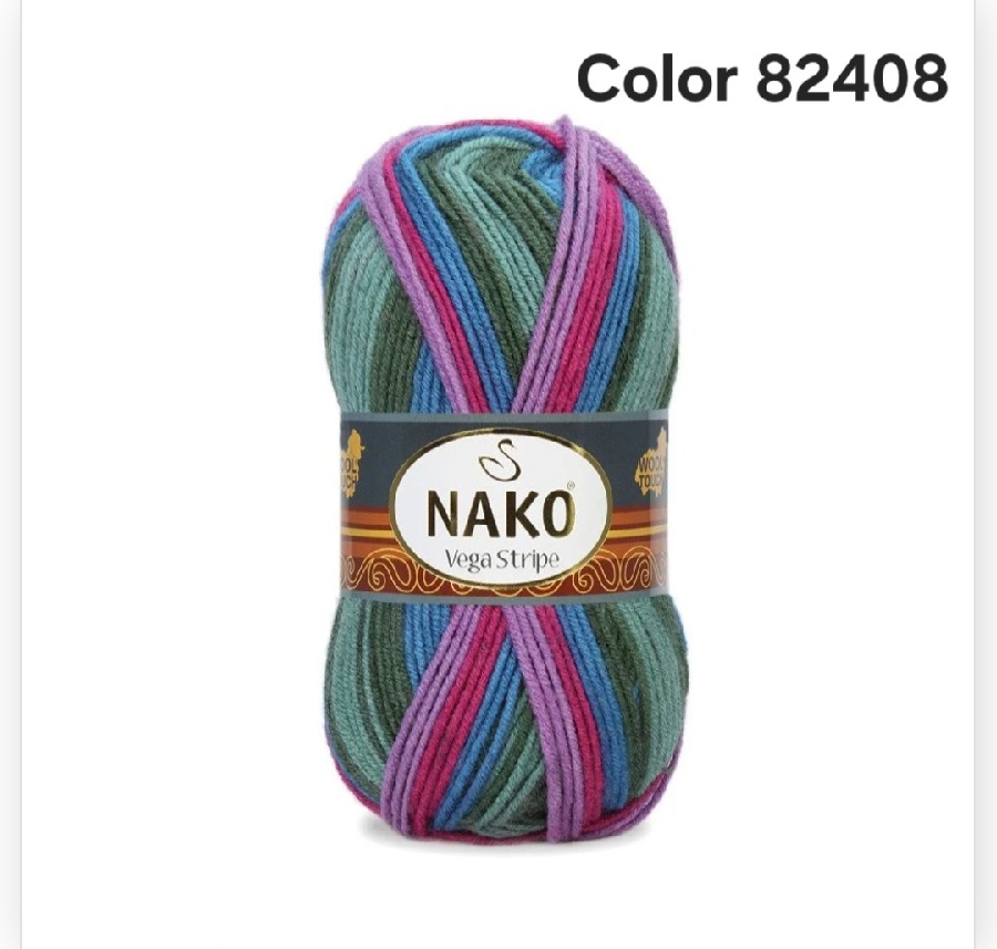 NAKO VEGA STRİPE COLOR 82408