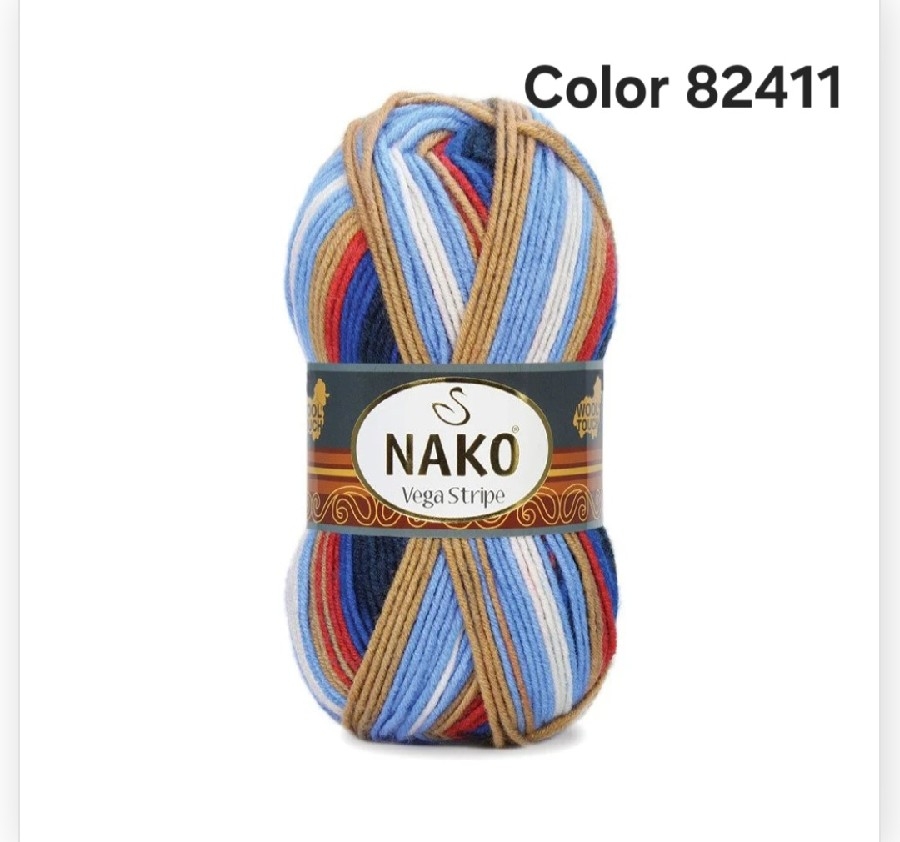 NAKO VEGA STRİPE COLOR 82411