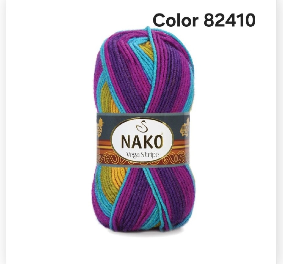 NAKO VEGA STRİPE COLOR 82410