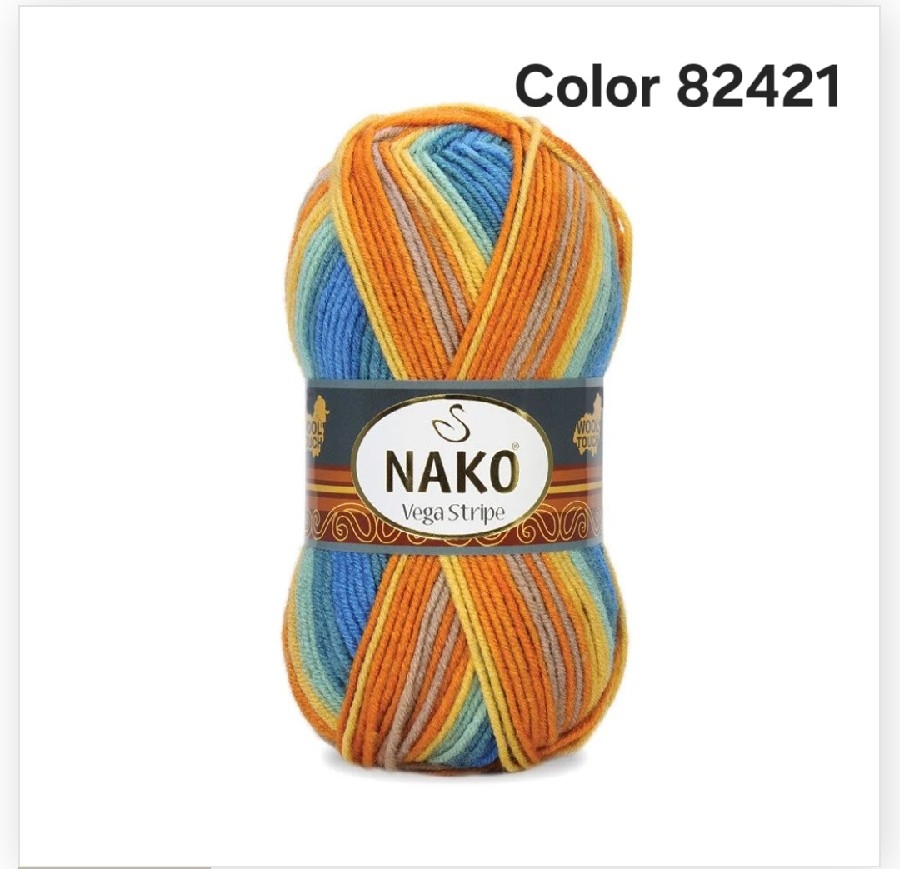 NAKO VEGA STRİPE COLOR 82421