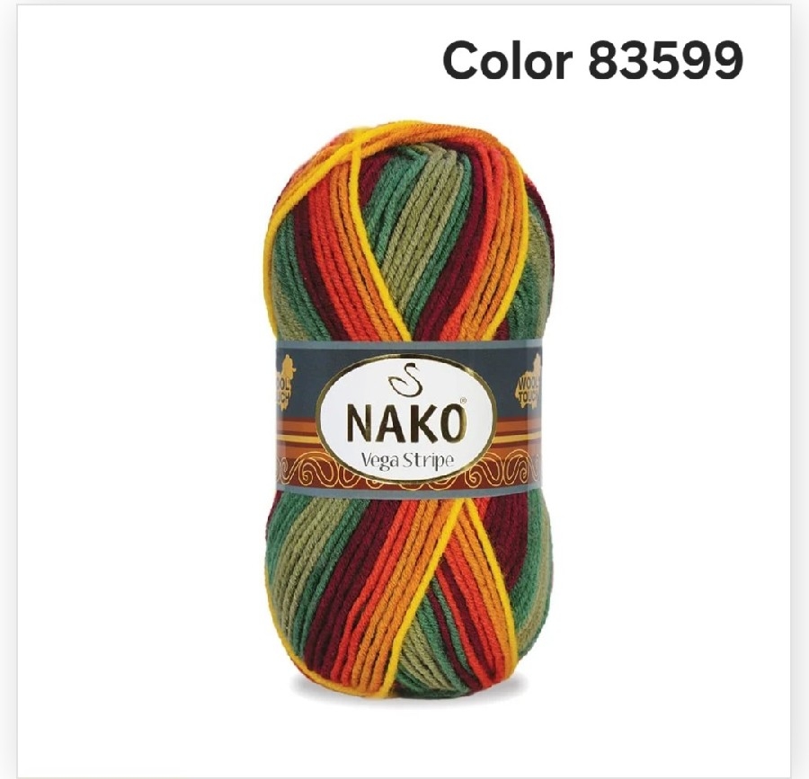 NAKO VEGA STRİPE COLOR 83599