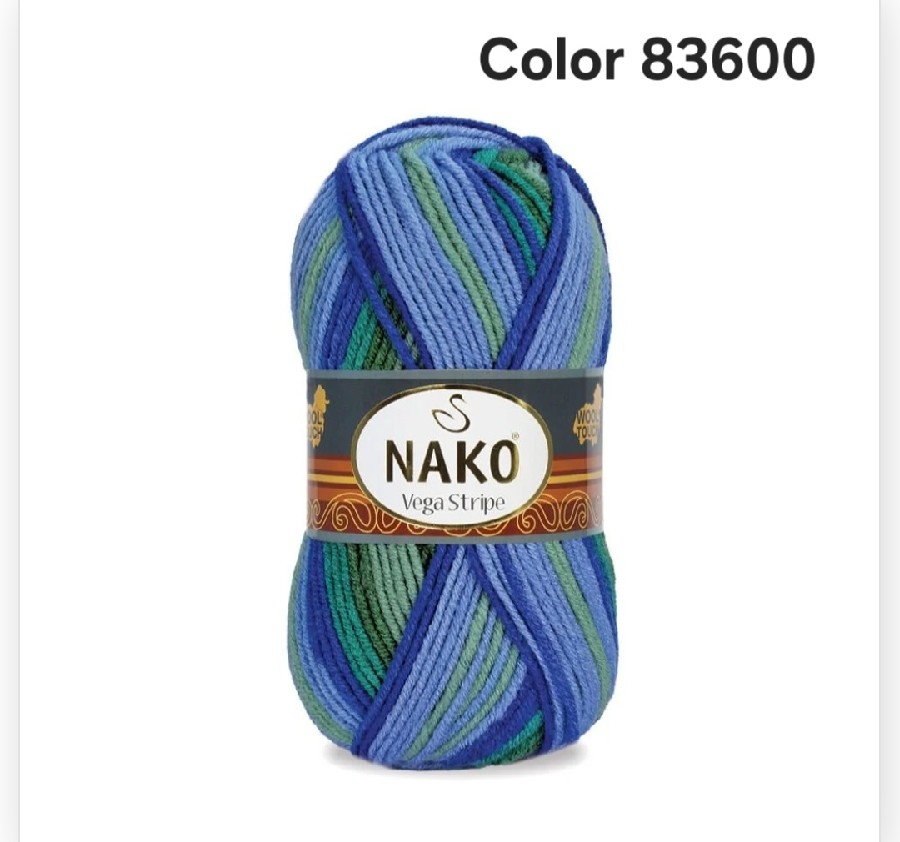 NAKO VEGA STRİPE COLOR 83600