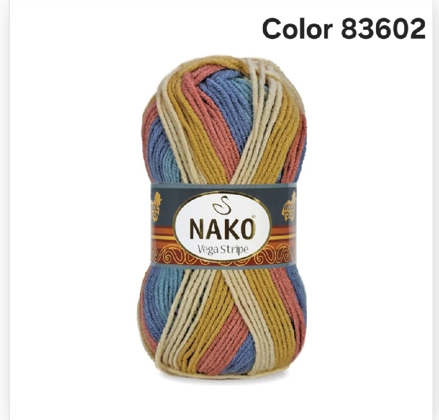 NAKO VEGA STRİPE COLOR 83602