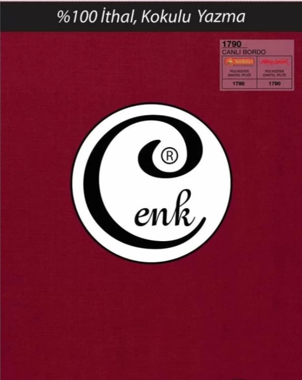 CENK YAZMA 90CM COLOR-1790 CANLI BORDO