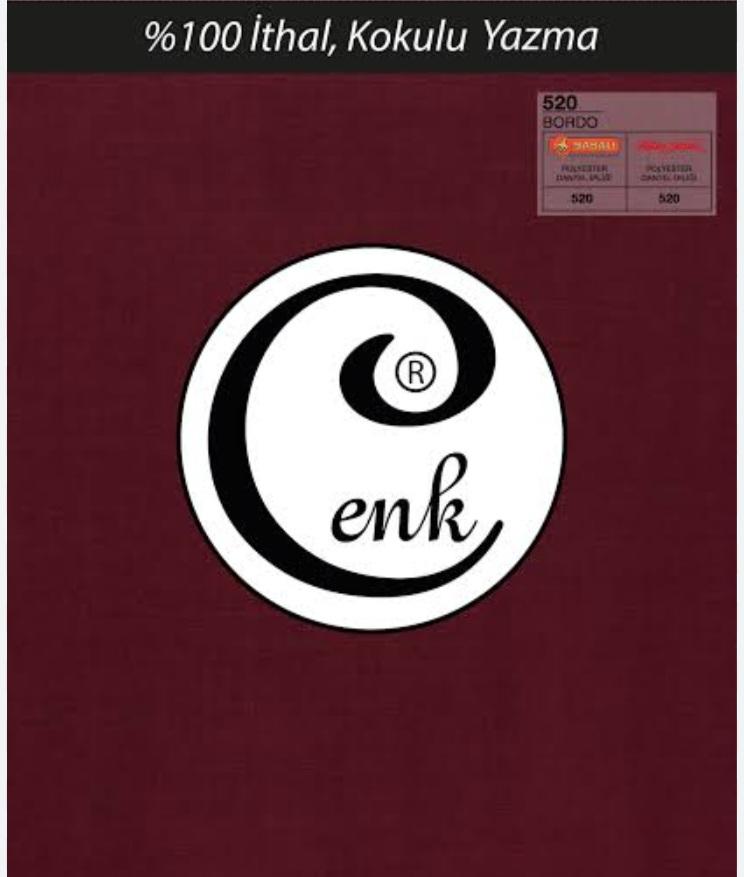 CENK YAZMA 90CM COLOR-520 BORDO