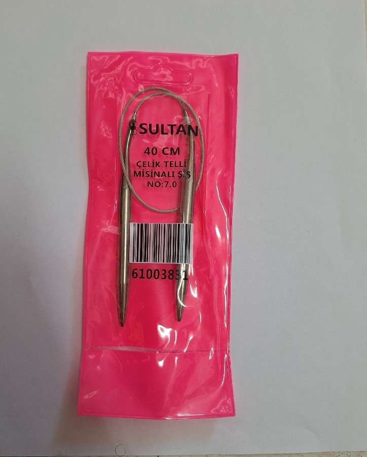 SULTAN MİSİNALI YUVARLAK 40 CM 7.00 NUMARA ŞİŞ