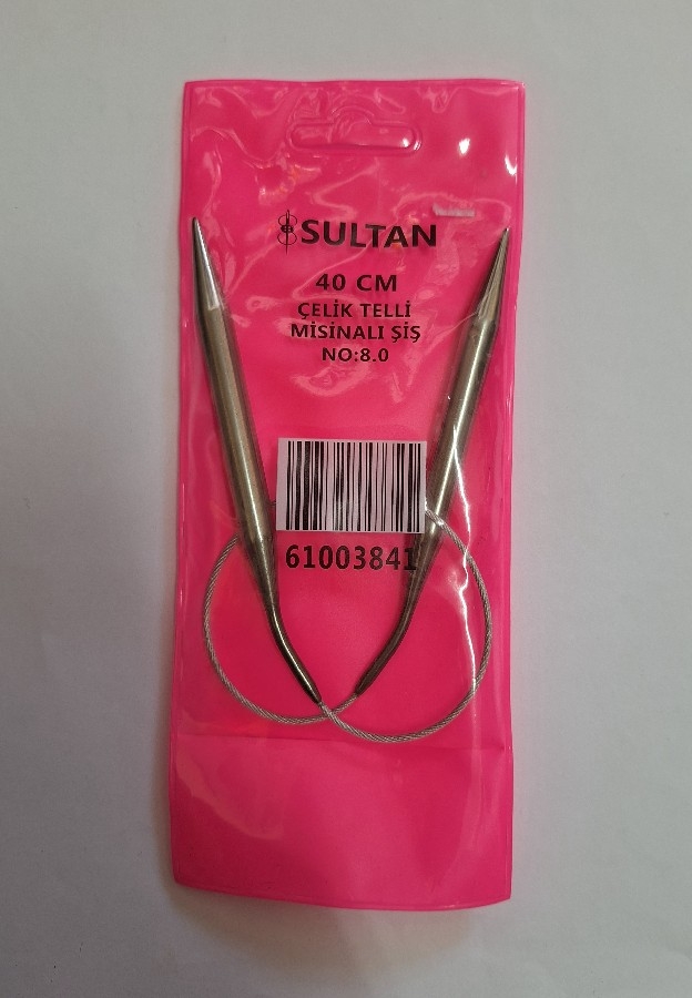 SULTAN MİSİNALI YUVARLAK 40 CM 8.00 NUMARA ŞİŞ