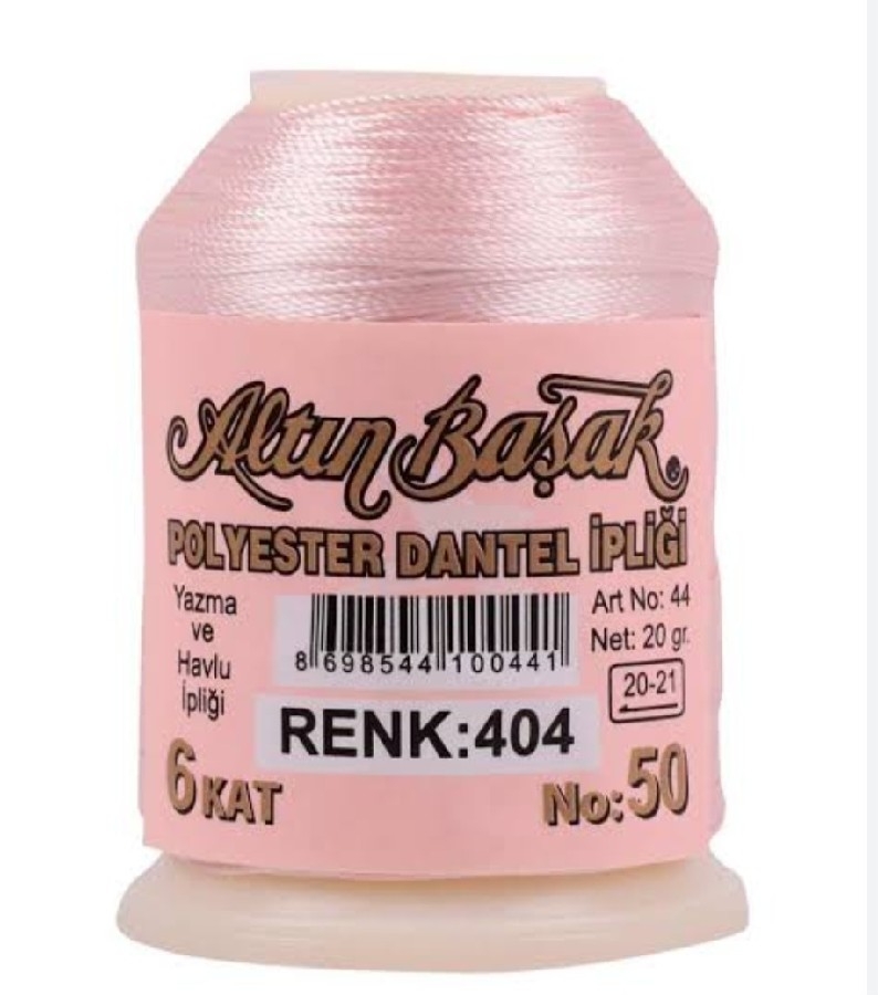 ALTINBAŞAK YAZMA OYA İPLİKLERİ RENK 404