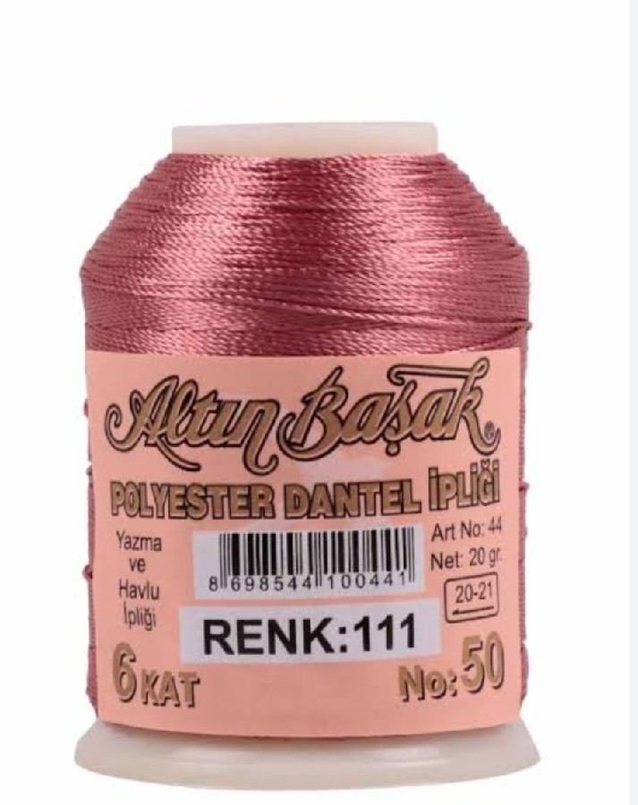 ALTINBAŞAK YAZMA OYA İPLİKLERİ RENK 111