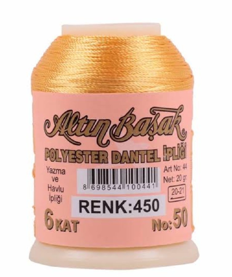ALTINBAŞAK YAZMA OYA İPLİKLERİ RENK 450