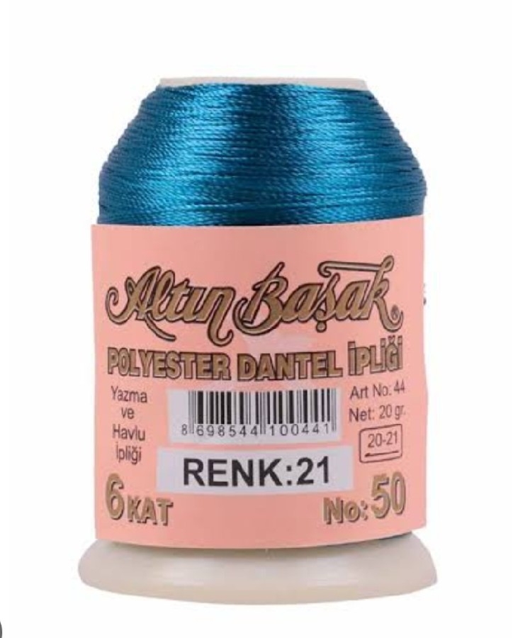 ALTINBAŞAK YAZMA OYA İPLİKLERİ RENK 21