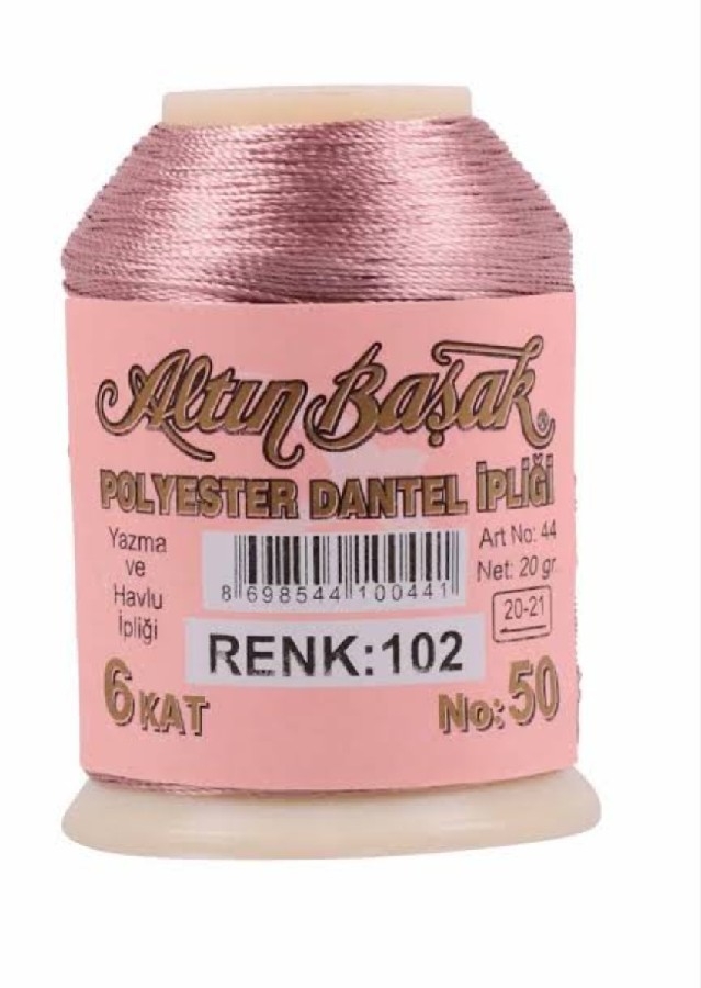 ALTINBAŞAK YAZMA OYA İPLİKLERİ RENK 102