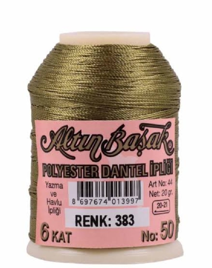 ALTINBAŞAK YAZMA OYA İPLİKLERİ RENK 383