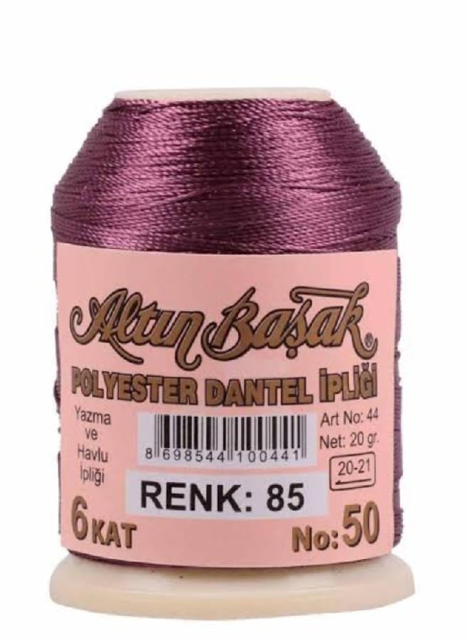 ALTINBAŞAK YAZMA OYA İPLİKLERİ RENK 85