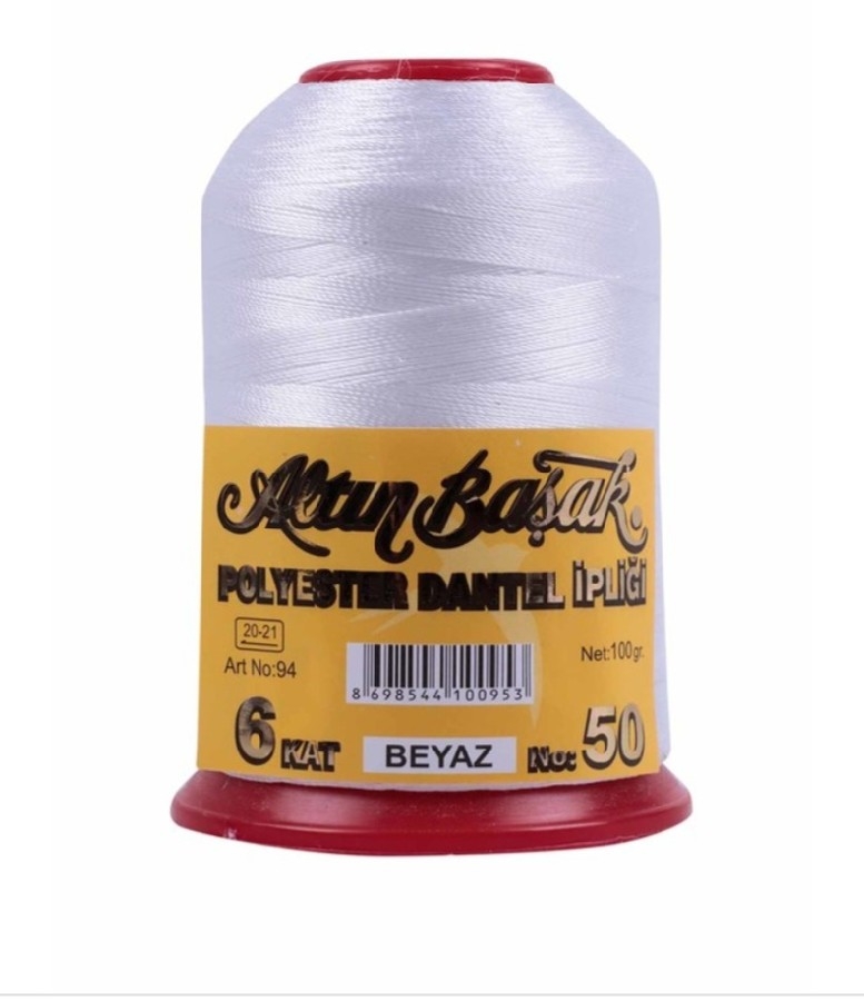 ALTINBAŞAK BEYAZ POLYESTER 100 GR
