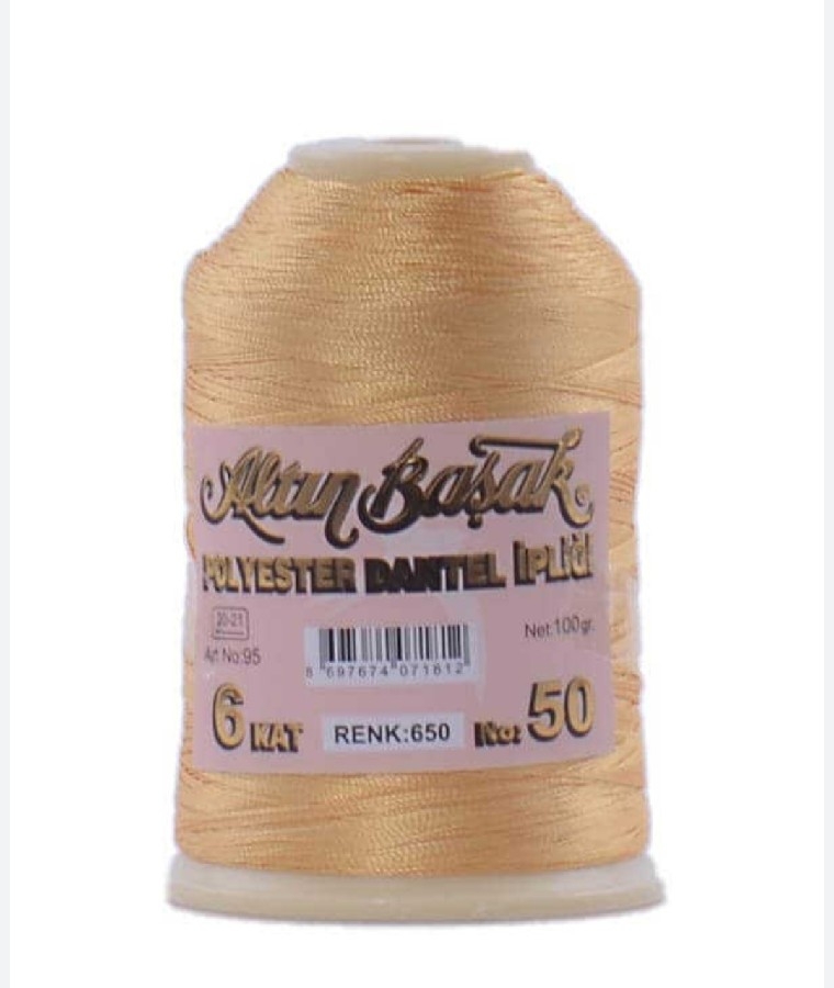 ALTINBAŞAK OYA İPİ 100 GR 650 RENK