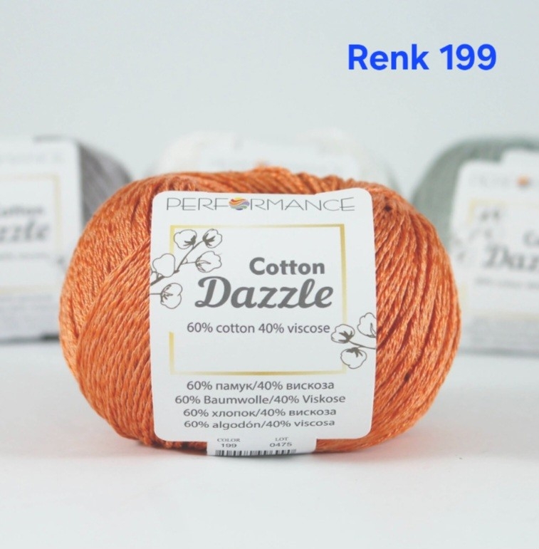 PERFORMANCE COTTON DAZZLE RENK 199
