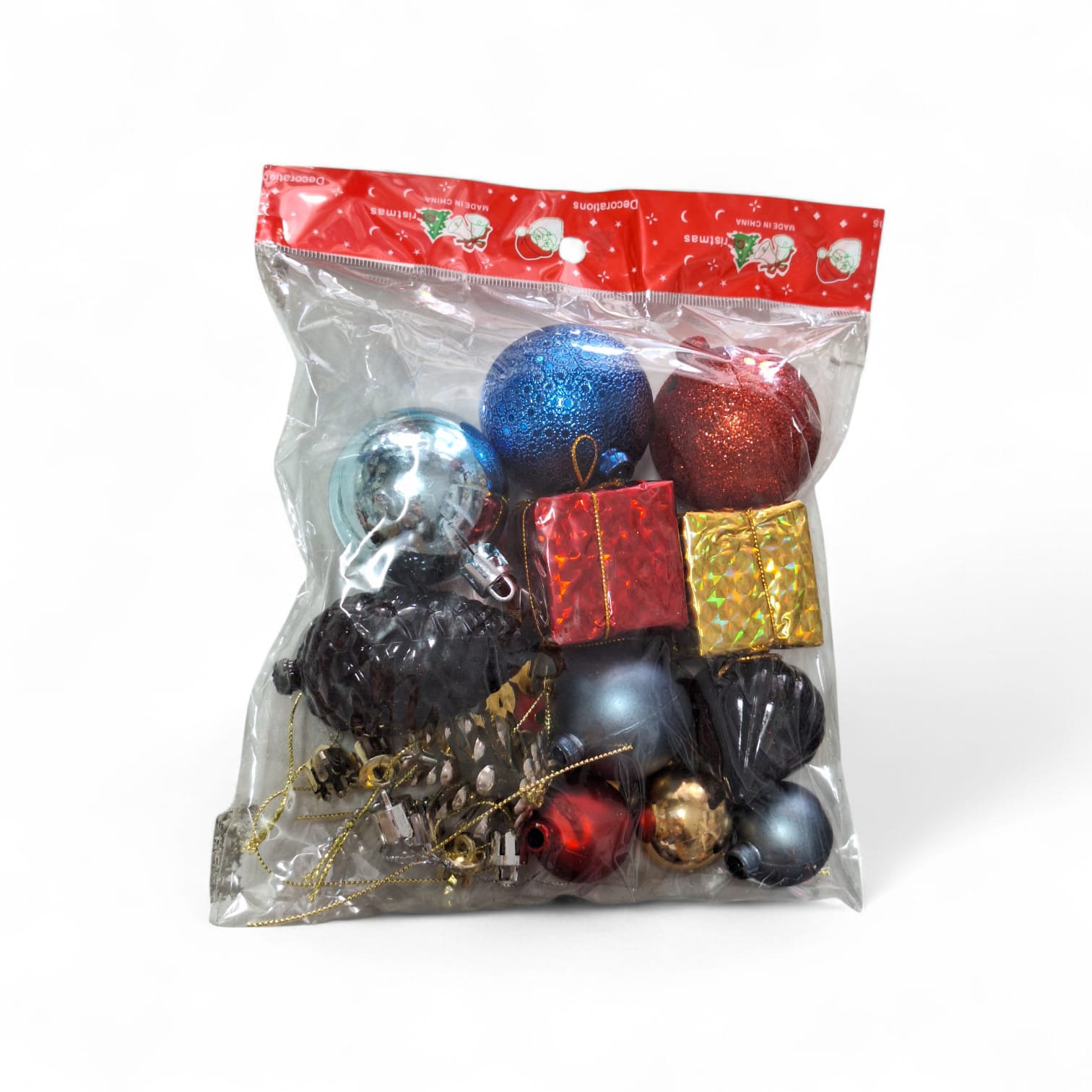 KIZILKAYA YILBAŞI AĞACI SÜSÜ KARIŞIK 12 PARÇA