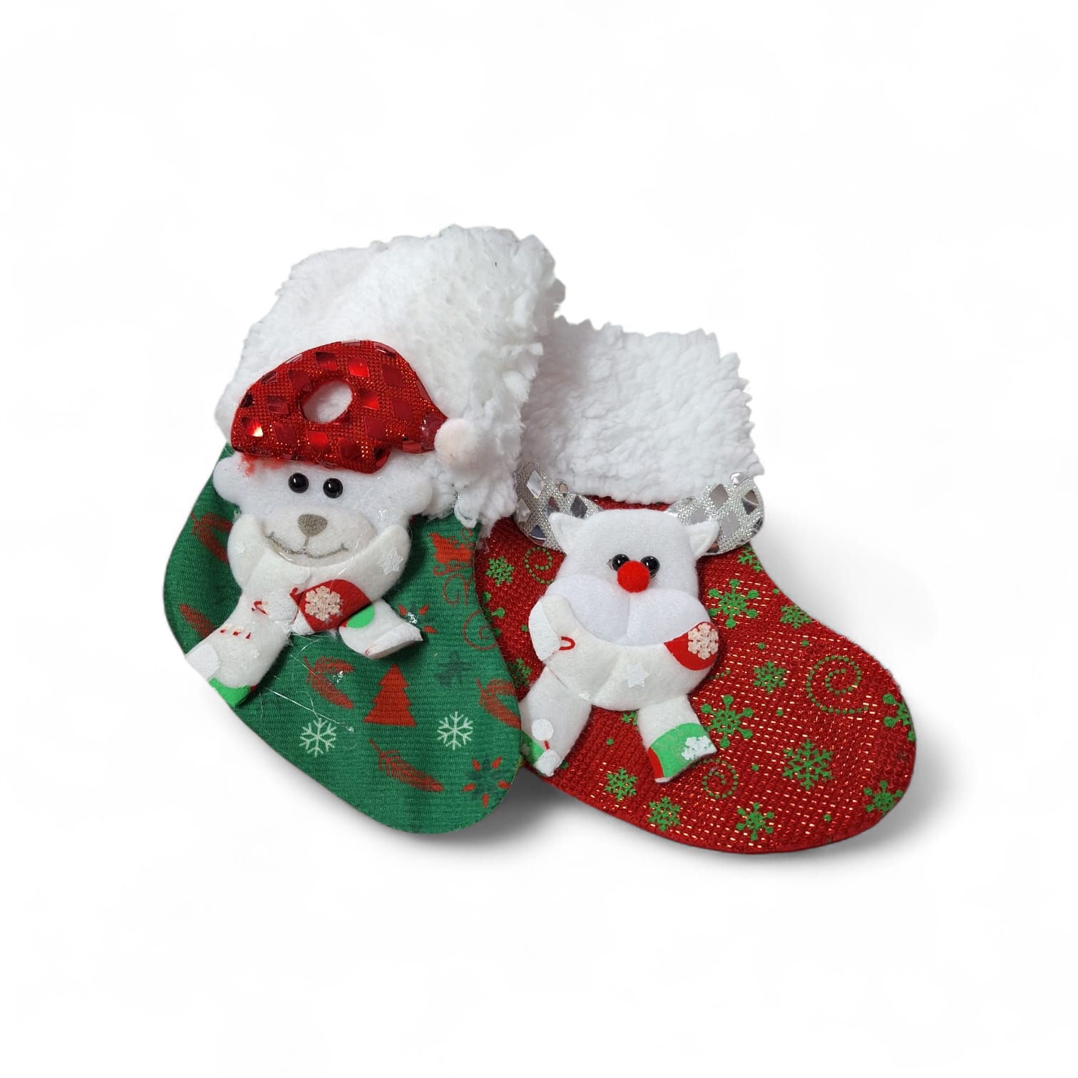 AYICIK DESENLİ YILBAŞI SÜSÜ ÇORAP