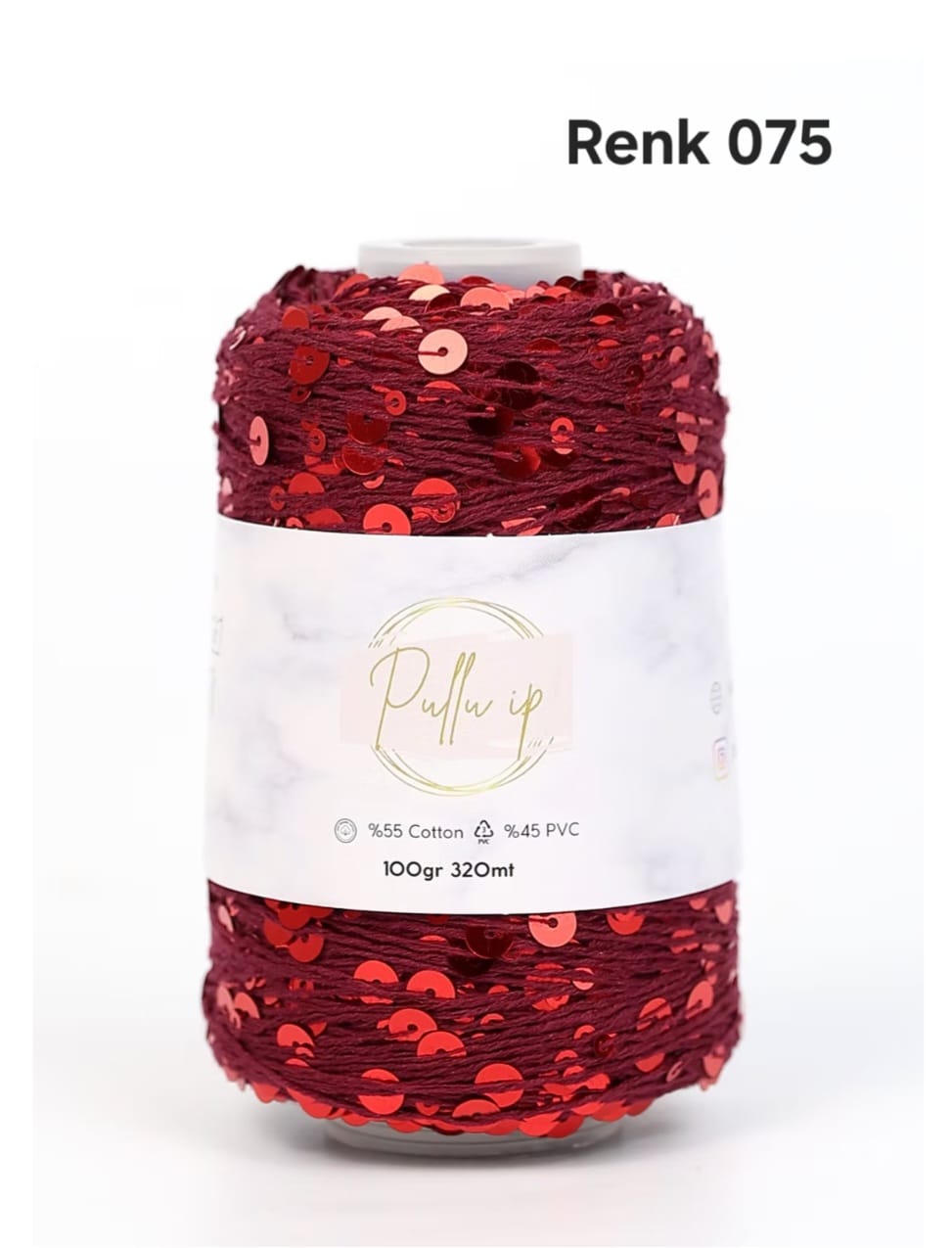 PULLU İP COLOR 075 - KIRMIZI