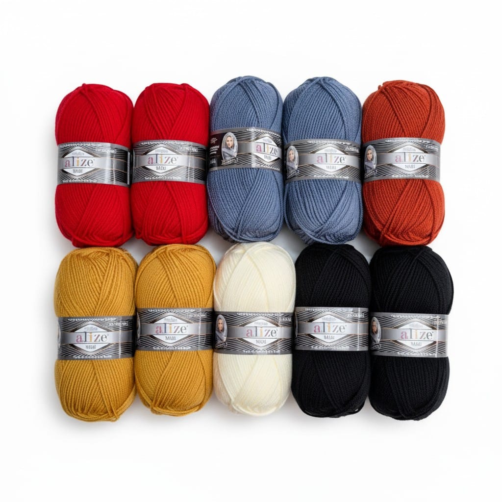 ALİZE SUPERLANA MİDİ KARIŞIK 10'LU