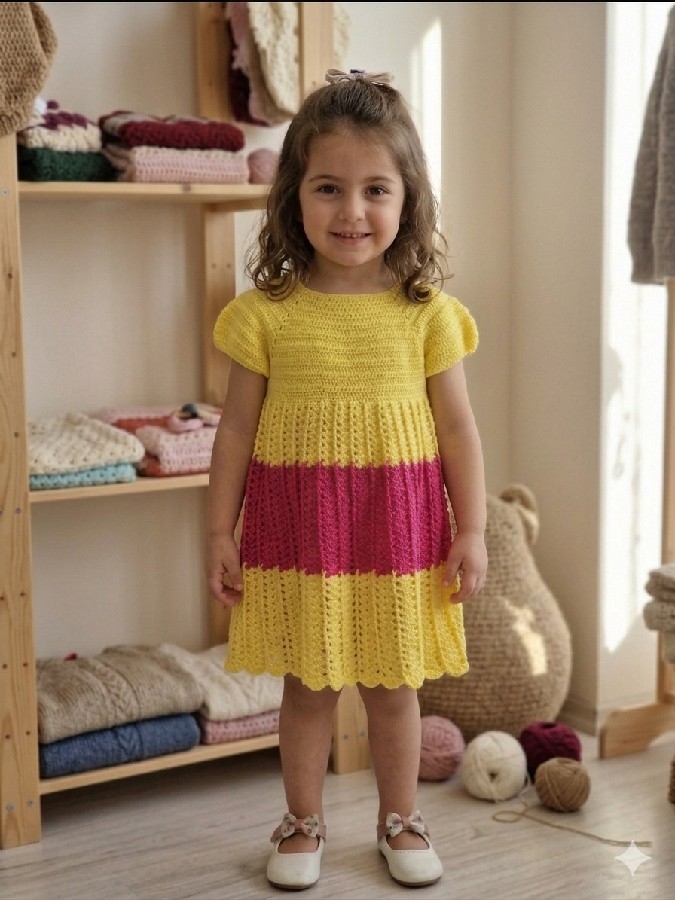 KIZ ÇOCUK ELBİSESİ