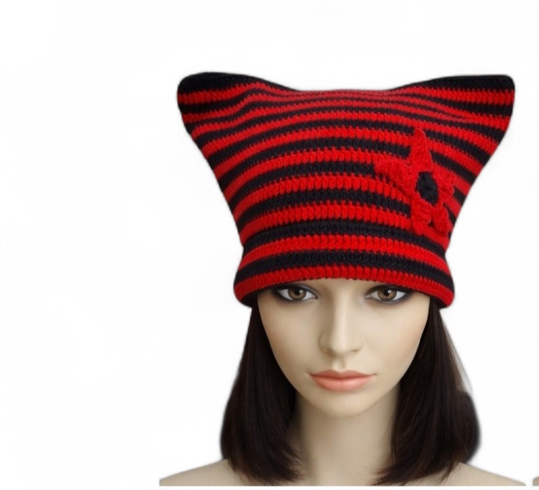 KEDİ MODELİ ÖRGÜ BERE