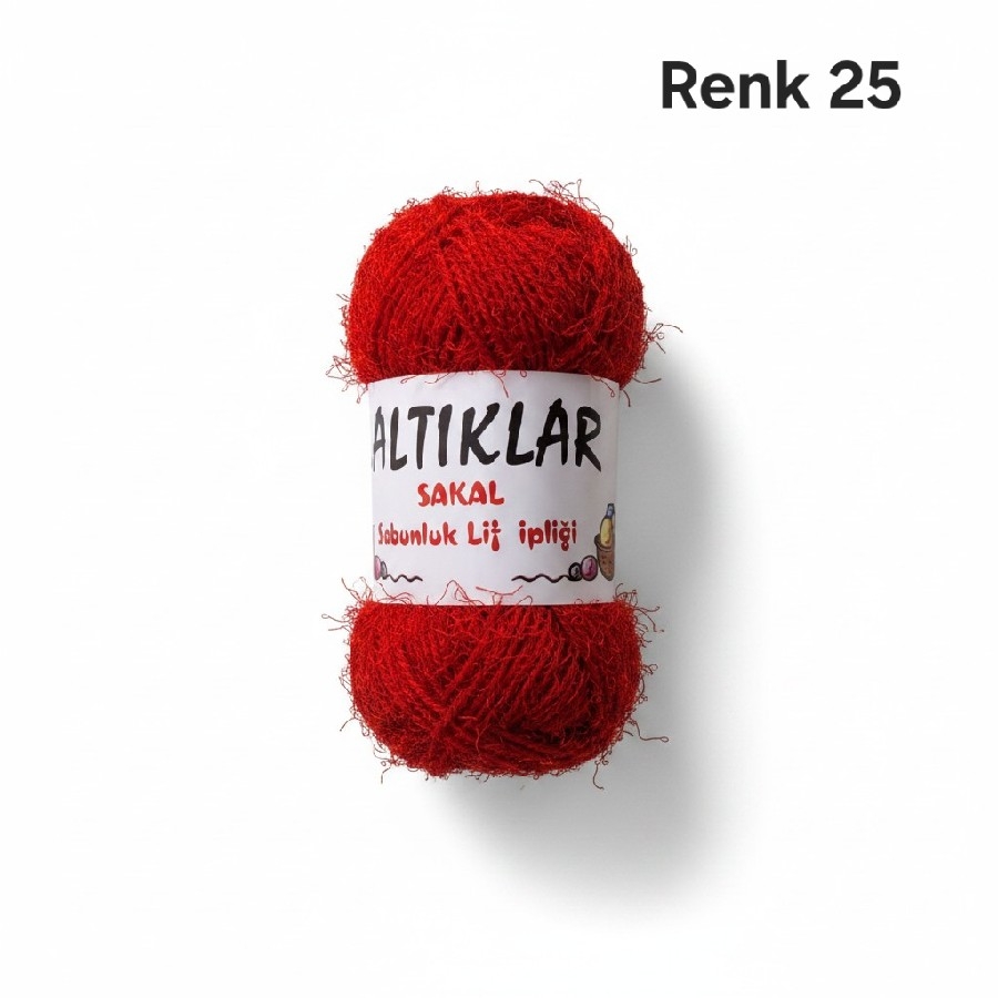 SALTIKLAR SAKAL SABUNLUK LİF İPİ RENK 25