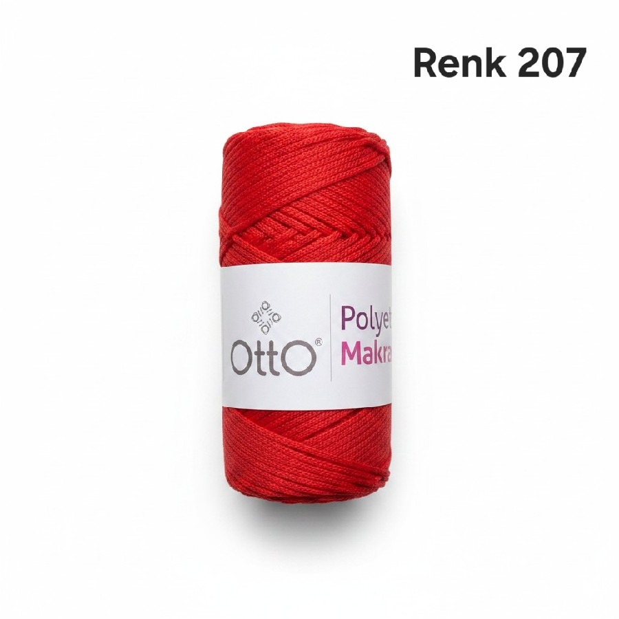 OTTO POLYESTER MAKROME İPİ RENK 207 KIRMIZI