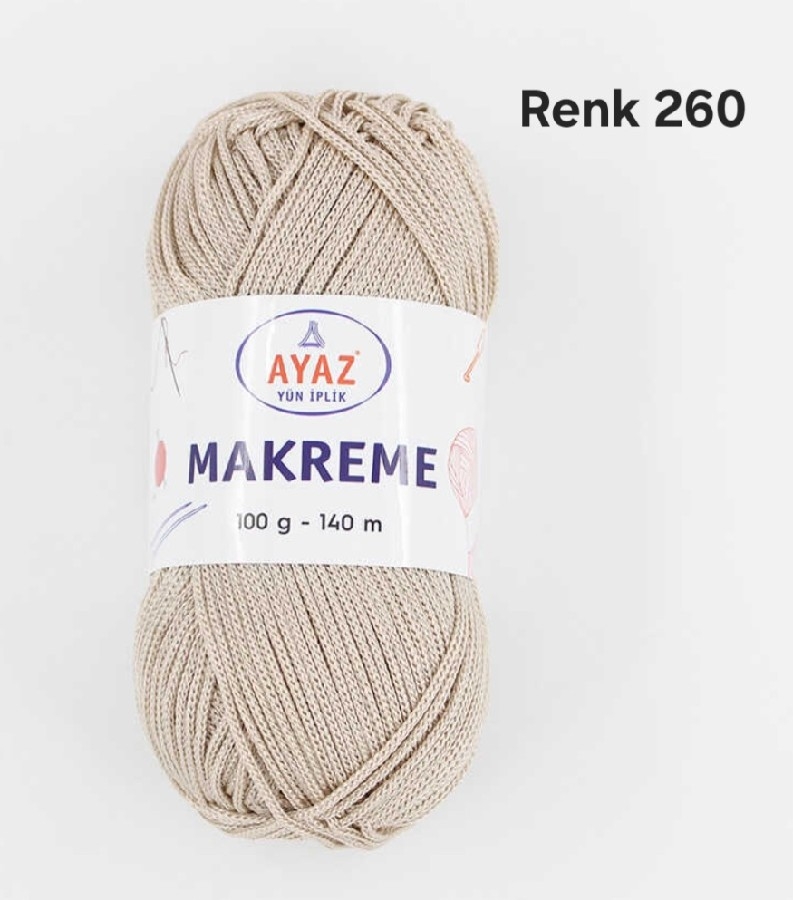 AYAZ MAKROME İPİ RENK 260 TAŞ