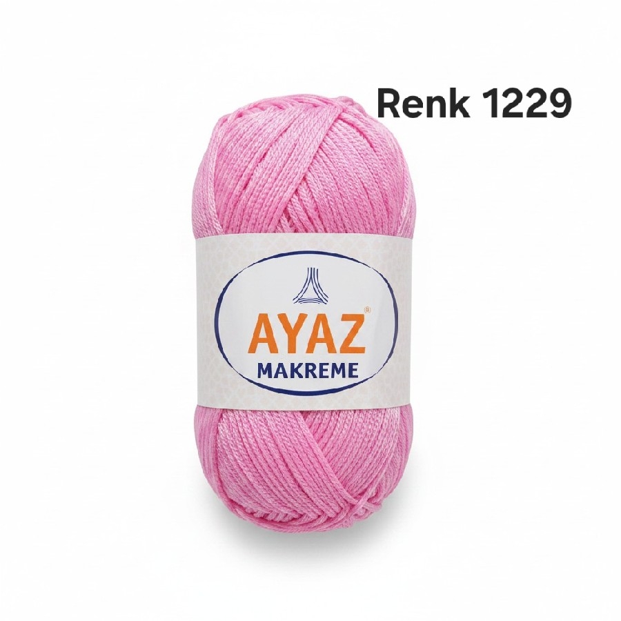AYAZ MAKROME İPİ RENK 1229 PEMBE