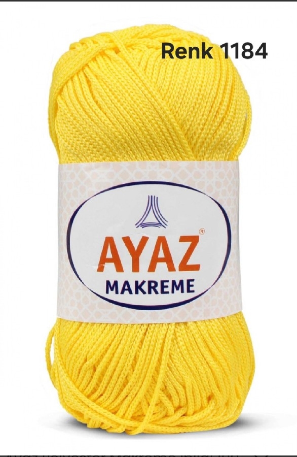 AYAZ MAKROME İPİ RENK 1184 SARI